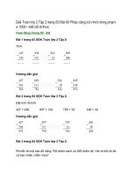 giai sgk toan lop 2 tap 2 trang 83 84 85 86 bai 60 phep cong co nho trong pham vi 1000 ket noi tri thuc 