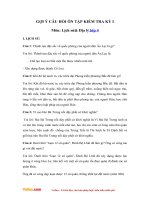 cau hoi on tap kiem tra hoc ki 1 mon su dia lop 4 