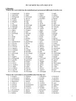 Đề cương ôn tập giữa kỳ 2 môn anh lớp 12 trường THPT yên dũng số 2 năm 2021 2022 