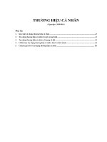 Chiến Lược Xây Dựng Thương Hiệu Cá Nhân Hiệu quả nhất