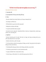 soan bai viet bai van ke lai mot trai nghiem cua em trang 77 ngan nhat ket noi tri thuc 