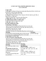 giao an toan hoc 7 luyen tap ve ba truong hop bang nhau cua tam giac chuan nhat 