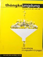 Thống kê ứng dụng trong kinh tế   xã hội 