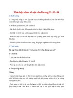 soan bai thao luan nhom ve mot van de trang 82 83 84 ngan nhat canh dieu 