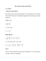 ly thuyet cong tru nhan chia so huu ti ket noi tri thuc 2022 hay chi tiet toan lop 7 