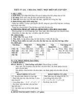 giao an chia da thuc mot bien da sap xep 2022 toan 8 