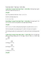 giai sgk toan 6 bai 1 canh dieu tap hop 