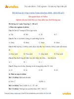 de thi hoc ki 1 lop 3 mon toan 2020 2021 de so 5 