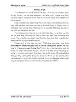 (Luận văn đại học thương mại) giải pháp marketing – mix nhằm thâm nhập thị trƣờng sản phẩm máy in trên thị trƣờng thành phố hà nội của công ty cổ phần công nghệ cƣ 