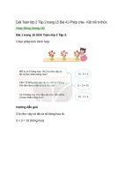 giai sgk toan lop 2 tap 2 trang 16 17 bai 41 phep chia ket noi tri thuc 