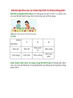 giai sgk khoa hoc tu nhien 6 bai 15 canh dieu khoa luong phan 