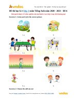 de thi hoc ki 1 lop 3 mon tieng anh de 6 