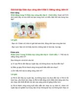 giai sgk gdcd 6 bai 3 canh dieu sieng nang kien tri 