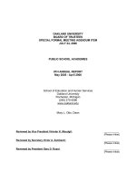 PUBLIC SCHOOL ACADEMIES 9TH ANNUAL REPORT