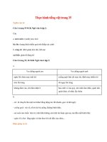 soan bai thuc hanh tieng viet trang 35 ngan nhat ket noi tri thuc 