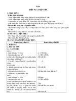 Giáo án Toán lớp 2 sách Kết nối tri thức (Học kỳ 2)