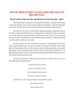 top 12 bai thuyet minh ve mot van ban mot the loai van hoc don gian 2022 hay nhat 