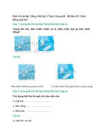 vo bai tap tieng viet lop 2 tap 2 trang 66 67 68 bai 30 canh dong que em ket noi tri thuc 