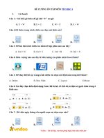 bo de cuong on thi hoc ki 2 mon tin hoc lop 3 