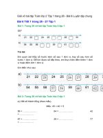 vo bai tap toan lop 2 tap 1 trang 26 27 28 bai 6 luyen tap chung ket noi tri thuc 