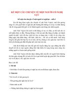 top 9 bai ke mot cau chuyen ve mot nguoi co nghi luc 2022 hay nhat 