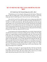 top 7 bai ke ve mot ba me viet nam anh hung ma em biet 2022 hay nhat 