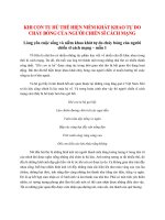 top 6 bai khi con tu hu the hien niem khat khao tu do chay bong cua nguoi chien si cach mang hay nhat 