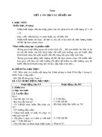 Giáo án môn Toán lớp 2 sách Kết nối tri thức (Học kỳ 1)