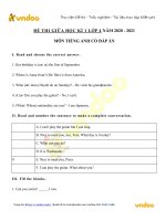 de kiem tra tieng anh lop 4 giua ki 1 nam 2020 2021 so 3 