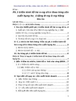 Thực trạng và giải pháp phát triển kinh tế hộ nông dân theo hướng sản xuất hàng hoá ở đồng bằng sông hồng 
