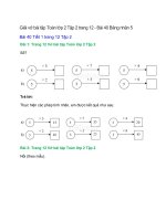 vo bai tap toan lop 2 tap 2 trang 12 13 bai 40 bang nhan 5 ket noi tri thuc 