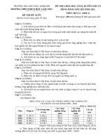 Địa 11 đề + đa đề đề xuất duyên hải 2022 