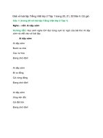 vo bai tap tieng viet lop 2 tap 1 trang 20 21 22 bai 4 co gio chan troi sang tao 