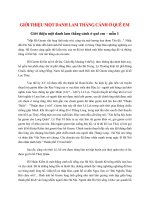 top 7 bai gioi thieu mot danh lam thang canh o que em 2022 hay nhat 