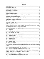 (Luận văn đại học thương mại) hoạch định chiến lƣợc kinh doanh của công ty TNHH sản xuất và thƣơng mại hùng vƣơng 