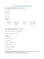 toan lop 5 trang 70 chia mot so tu nhien cho mot so thap phan 