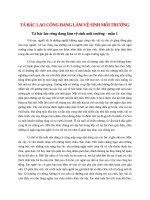 top 13 bai ta bac lao cong dang lam ve sinh moi truong 2022 hay nhat 