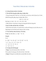 ly thuyet toan lop 8 bai 2 nhan da thuc voi da thuc 