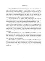 (Luận văn đại học thương mại) hoàn thiện chính sách xúc tiến thƣơng mại cho sản phẩm váy đầm thƣơng hiệu format của công ty TNHH gianni việt nam trên thị trƣờng hà nộ 