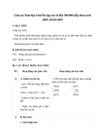 giao an on tap cac so den 100 000 tiep theo 2022 moi nhat toan lop 4 