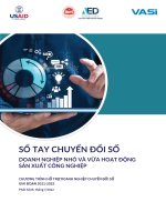 Sổ tay Hướng dẫn CĐS cho DNNVV sản xuất công nghiệp