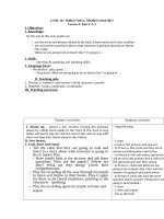 giao an tieng anh 5 unit 10 when will sports day be moi nhat 