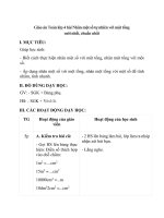 giao an nhan mot so tu nhien voi mot tong 2022 moi nhat toan lop 4 