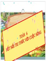 Bài giảng Toán 6 sách Kết nối tri thức: Ôn tập giữa học kỳ 1