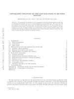 Topography influence on the lake equations in bounded domains 