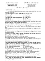 Đề thi giữa học kì 1 môn Ngữ văn lớp 8 năm 2021-2022 - Trường THCS Gia Thụy