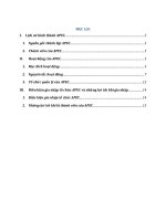 Tổng quát chung về APEC  diễn đàn hợp tác châu á  thái bình dương 