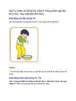 giai sgk tu nhien va xa hoi lop 2 trang 14 15 16 17 bai 3 phong tranh ngo doc khi o nha ket noi tri thuc 