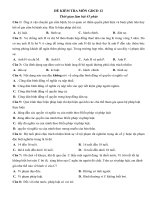 Đề thi giữa học kì 1 môn GDCD lớp 12 năm 2021-2022 có đáp án - Trường THPT Dĩ An