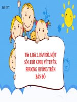 Địa lí 6   bản đồ, lưới kinh vĩ tuyến 